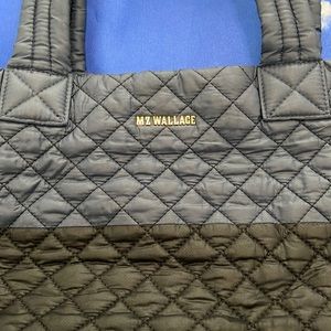 MZ Wallace Large Metro Tote Color black Navy and Black